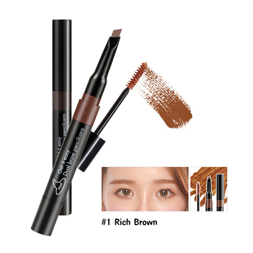 Witch's Pouch Get It Easy Dual Brow Pencilcara #1 น้ำตาลอ่อน